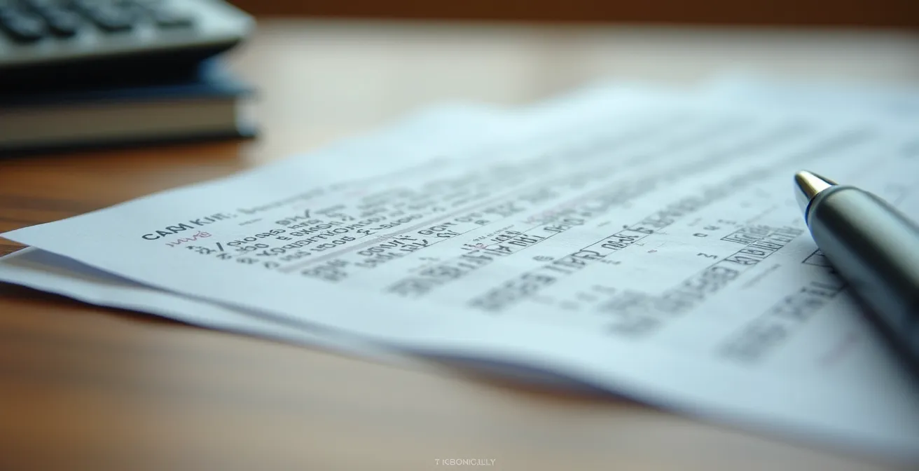 Bureau avec deux devis dentaires côte à côte et calculatrice montrant les économies