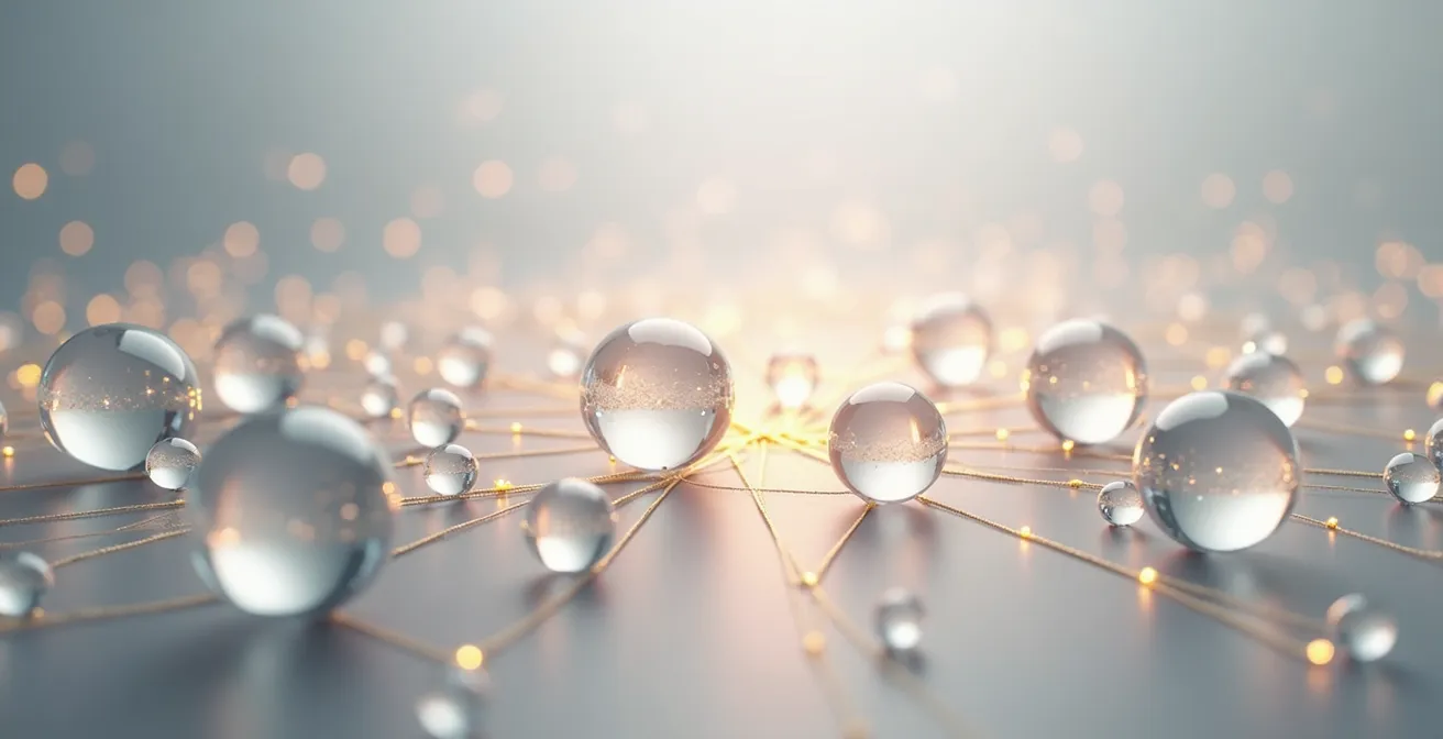 Visualisation d'un réseau de partenaires d'assurance sous forme de connexions abstraites